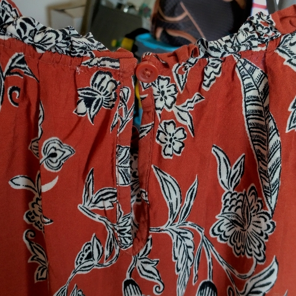 beachlunchlounge Collection Floral Tribal Midi Dress Sun Dress Size XS - Picture 5 of 11